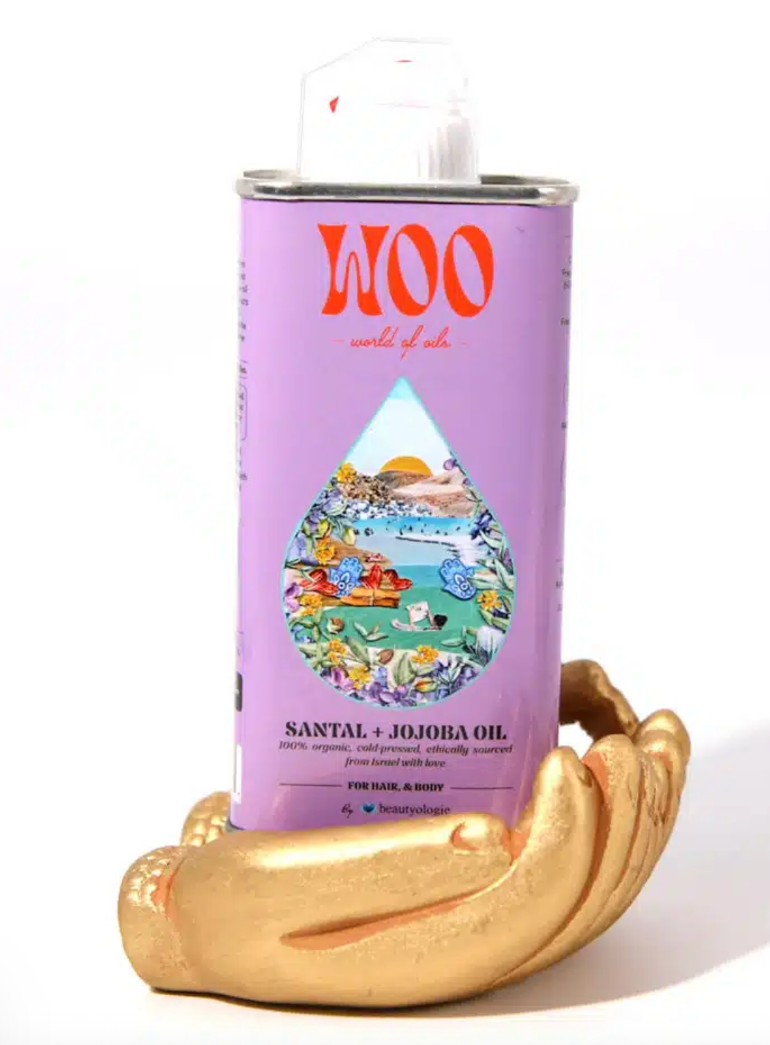 WOO Santal + Jojoba Oil – Nourishing Body & Hair Oil with Aromatic Santal