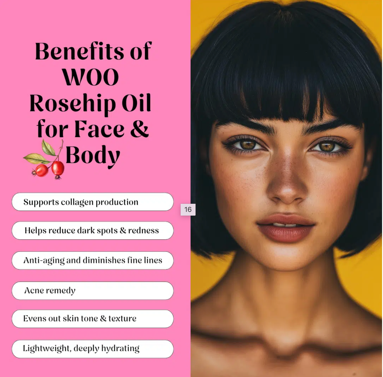 WOO Rosehip Oil – Hydrating, Anti-Aging, & Scar Reducing