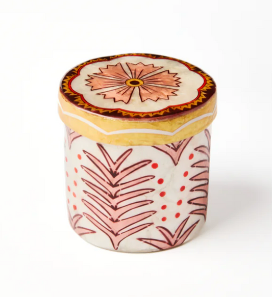 SAMIRA TALL BOX PINK FLOWER