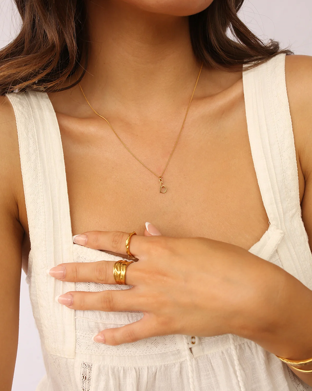 By Barny - GOLD Lower case letter Charms