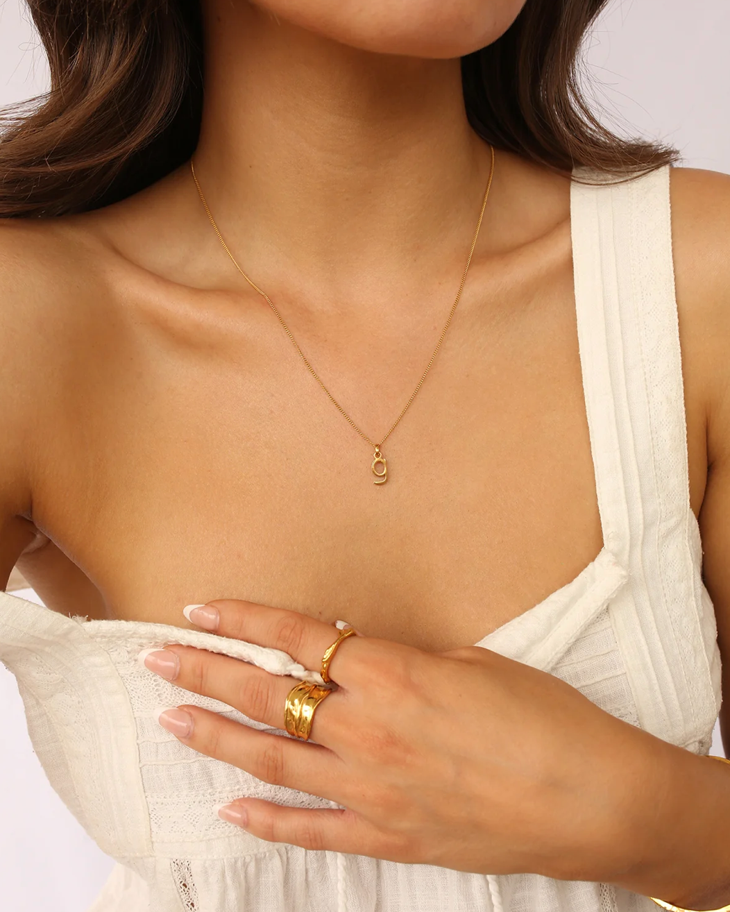 By Barny - GOLD Lower case letter Charms