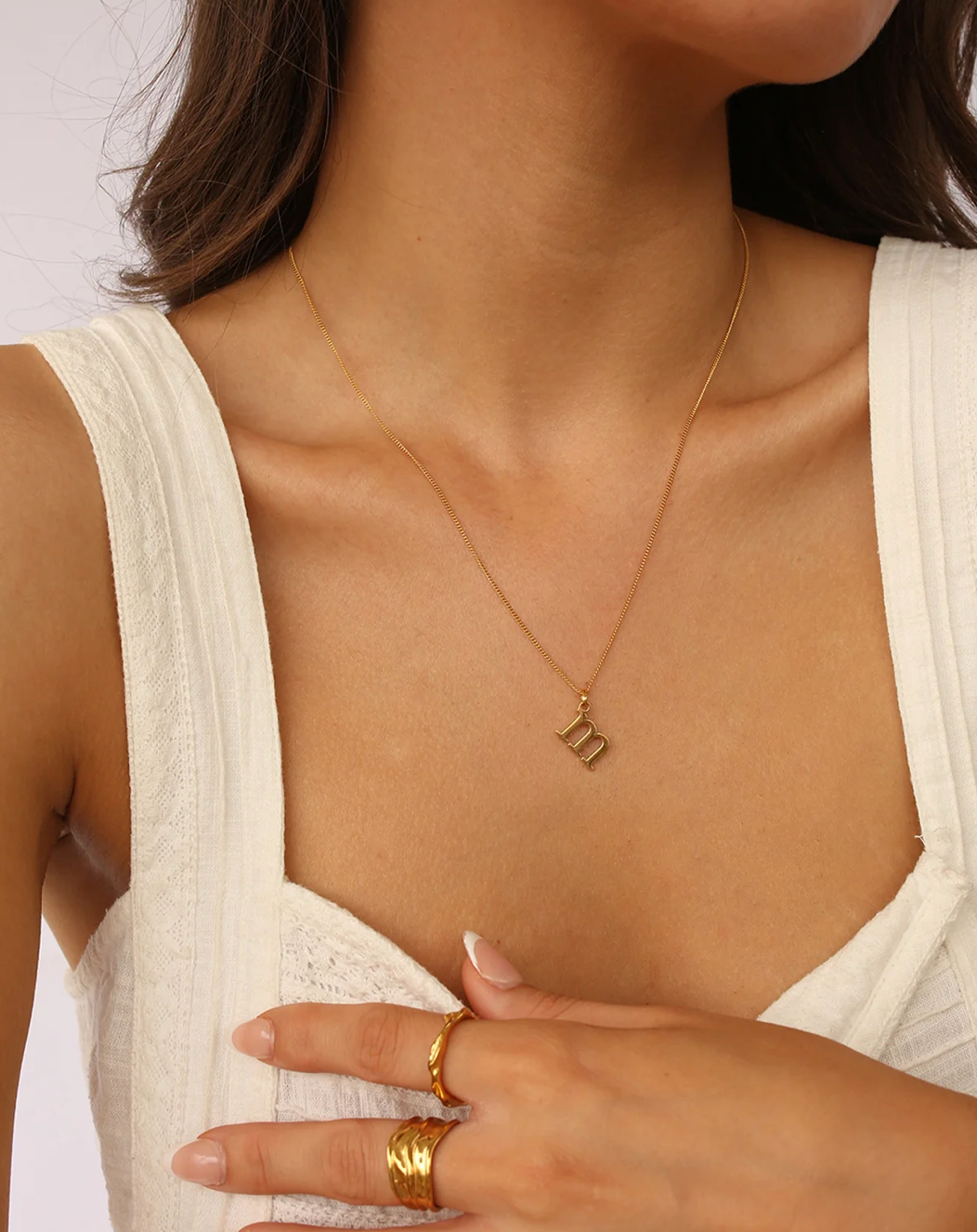 By Barny - GOLD Lower case letter Charms