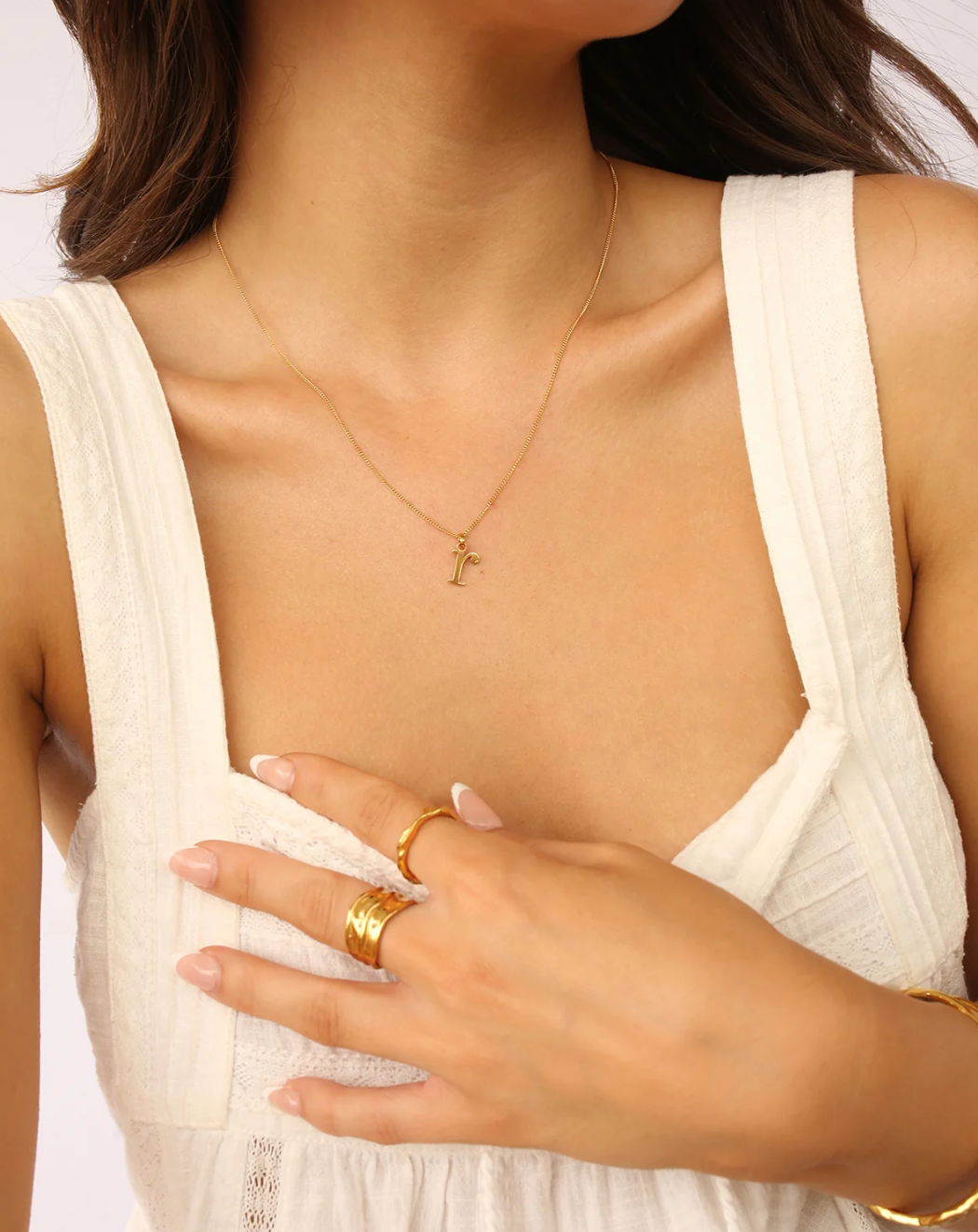 By Barny - GOLD Lower case letter Charms