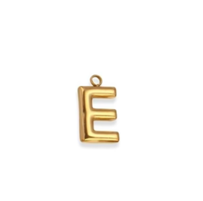 By Barny - Bubble Letter Charms - GOLD
