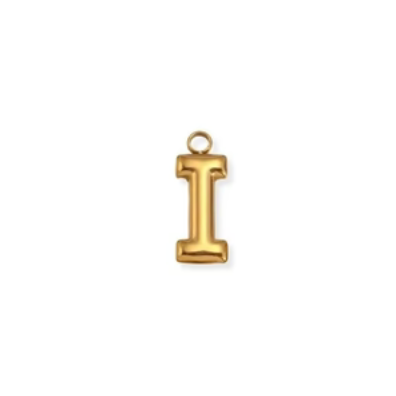 By Barny - Bubble Letter Charms - GOLD
