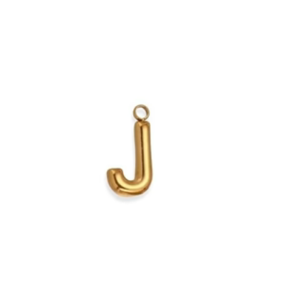 By Barny - Bubble Letter Charms - GOLD