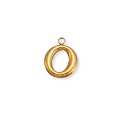 By Barny - Bubble Letter Charms - GOLD
