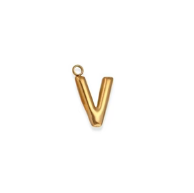 By Barny - Bubble Letter Charms - GOLD