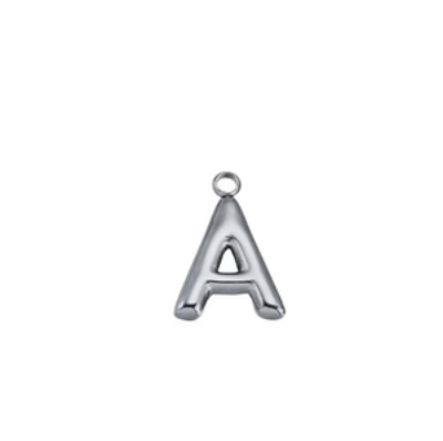 By Barny - Bubble Letters - SILVER
