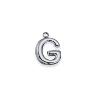 By Barny - Bubble Letters - SILVER