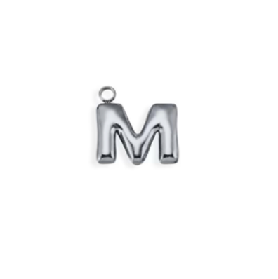 By Barny - Bubble Letters - SILVER