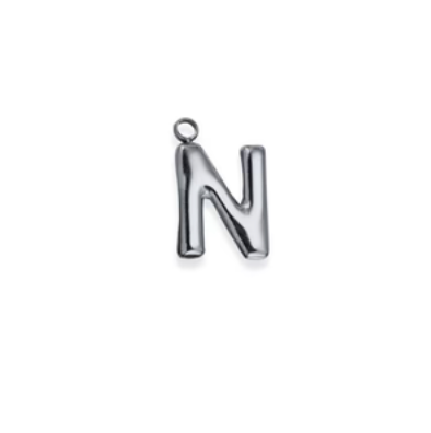 By Barny - Bubble Letters - SILVER
