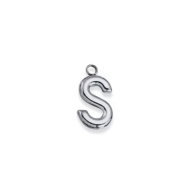 By Barny - Bubble Letters - SILVER