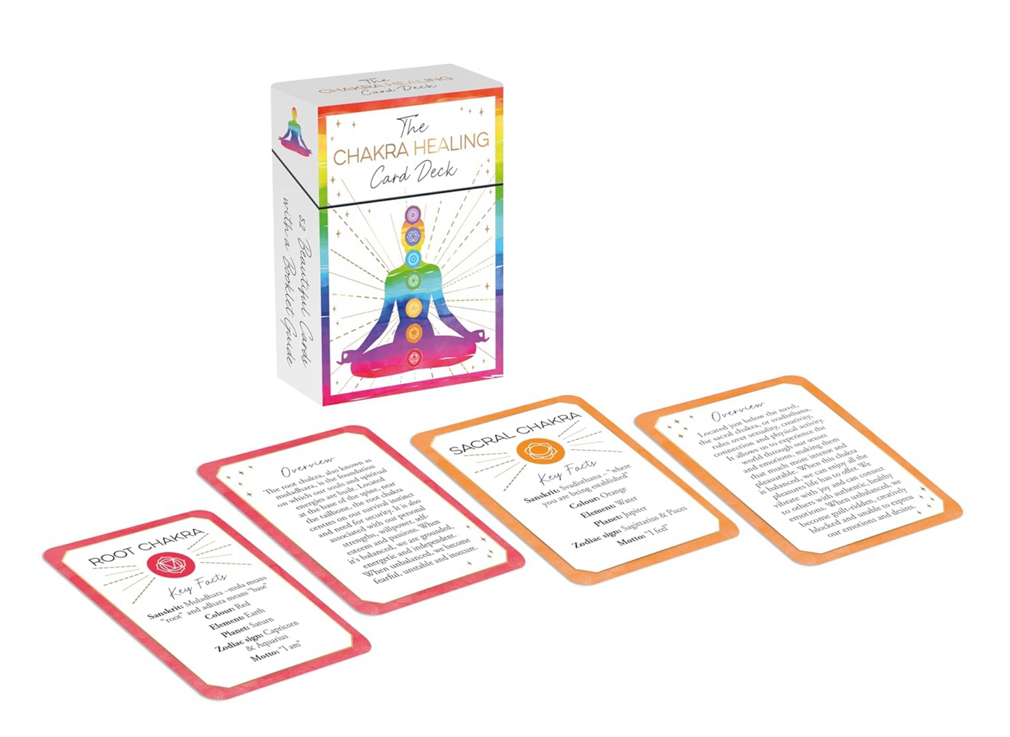 The Chakra Healing Card Deck: 52 Beautiful Cards and Booklet to Guide You on Your Healing Journey