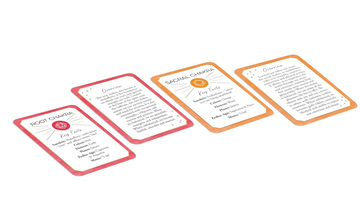 The Chakra Healing Card Deck: 52 Beautiful Cards and Booklet to Guide You on Your Healing Journey