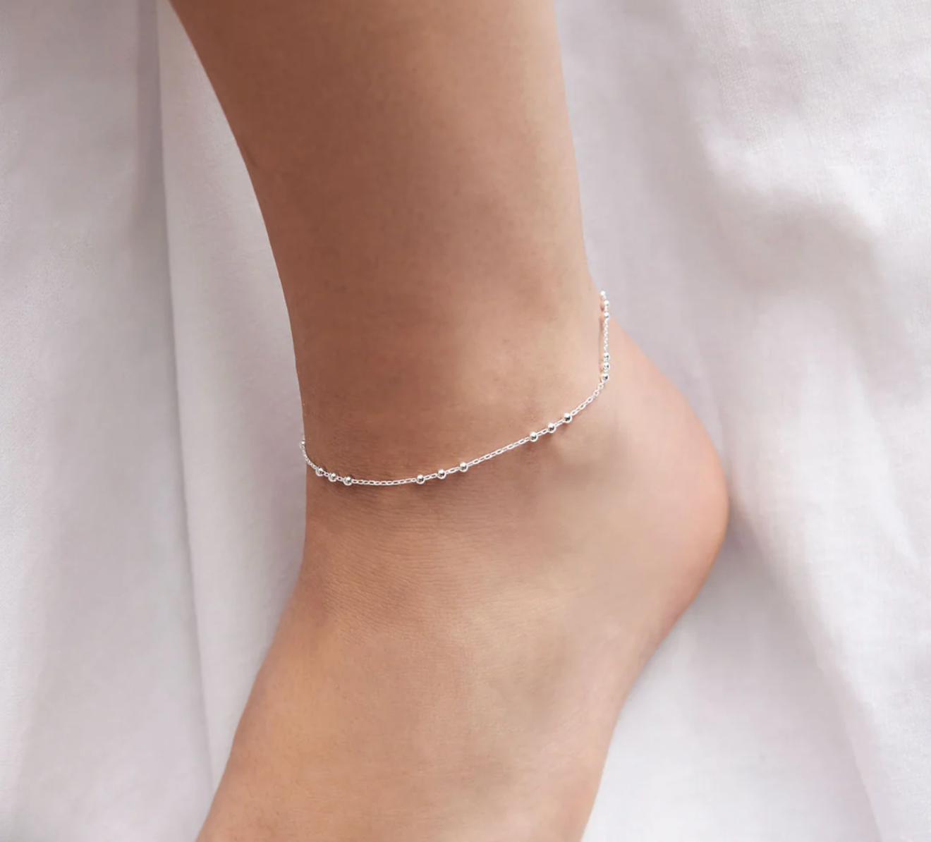 Beaded Chain Anklet