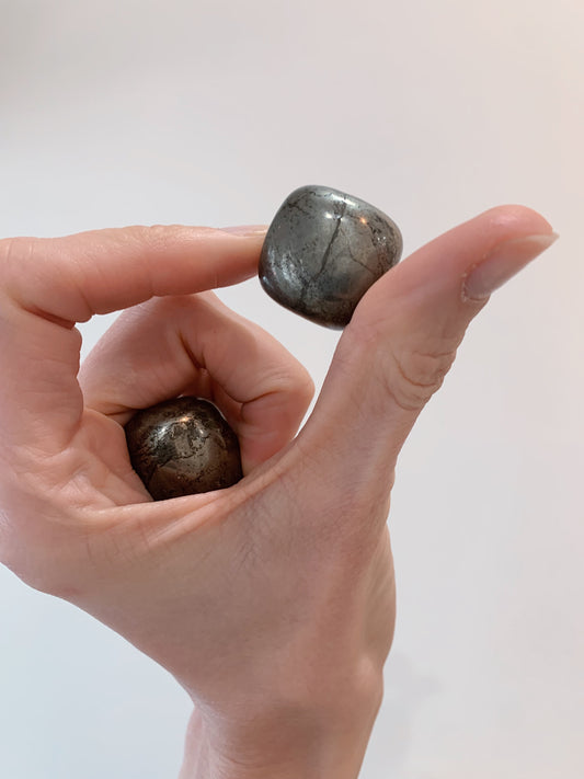 Pyrite Tumbled Stones