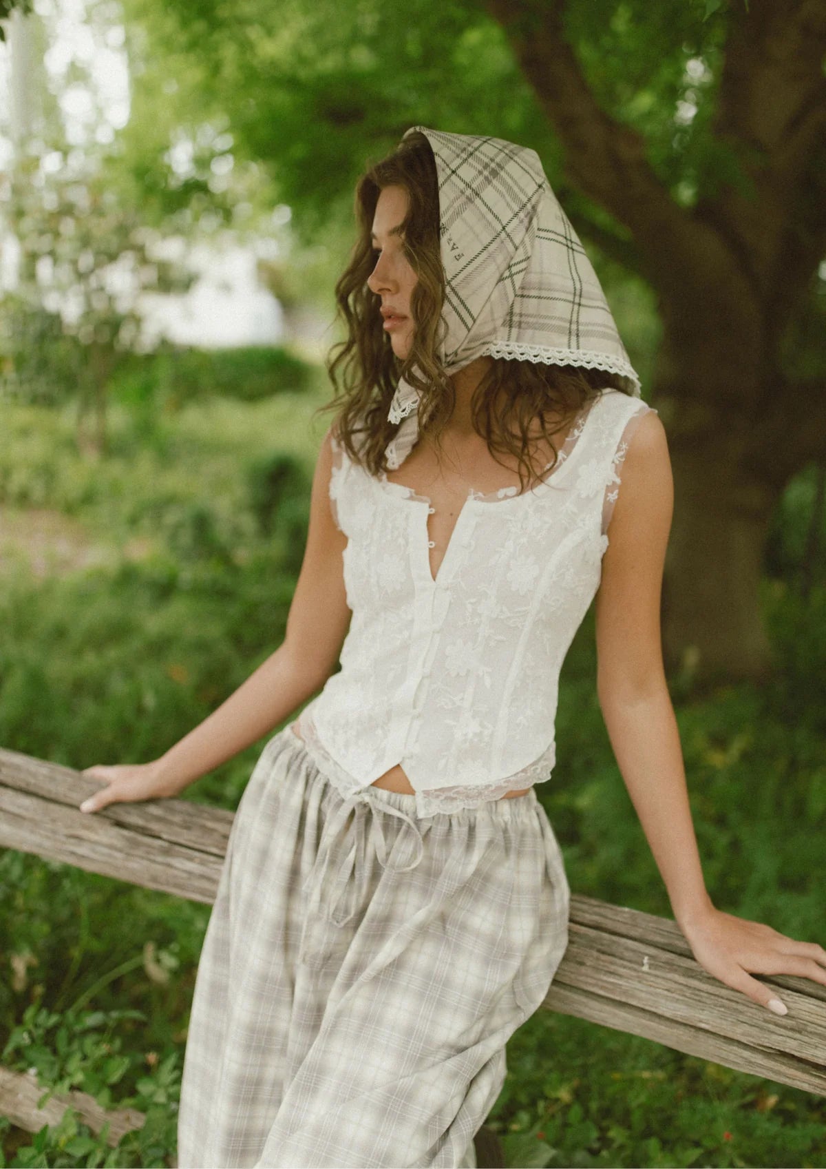 Pasture Plaid Scarf/Bandana