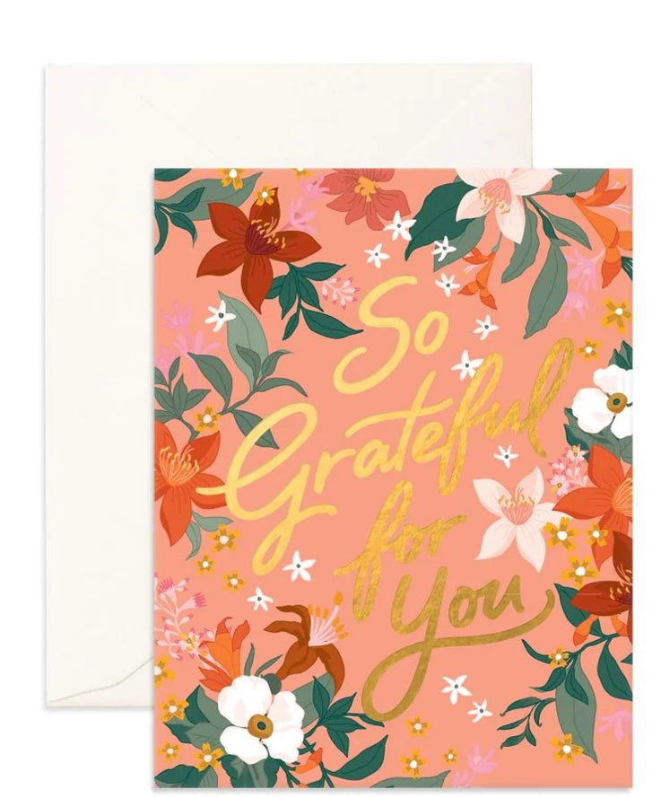 So grateful for you Greeting Card