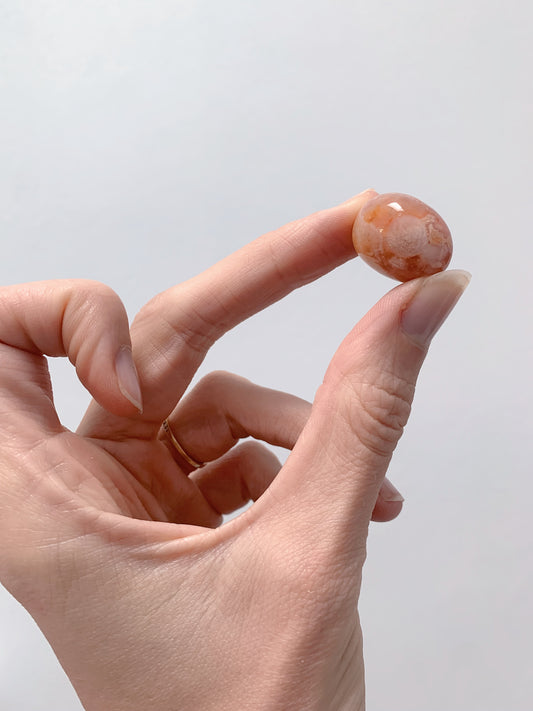 Flower Agate Tumbled Stones